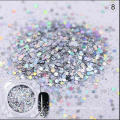 Klobige Glitzerflocken 1 mm 2 mm 3 mm gemischter Glitzer für Nagelkunst Glitzer